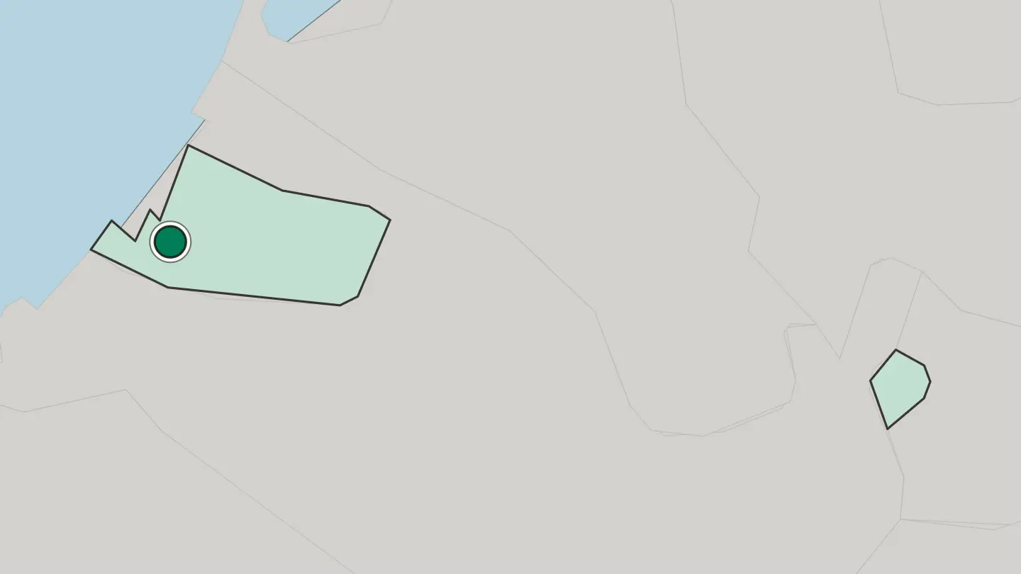 Map of Ajman in United Arab Emirates