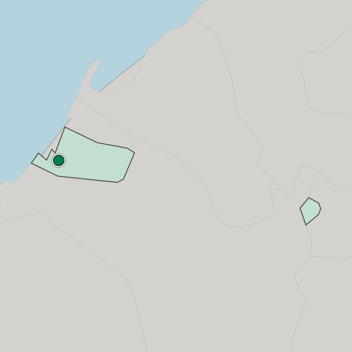 Map showing Ajman — In Emirate of Ajman