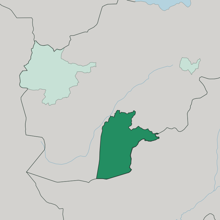 Map showing Kandahār — In Afghanistan