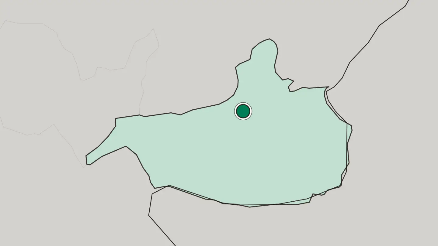 Map of Jalālābād in Afghanistan