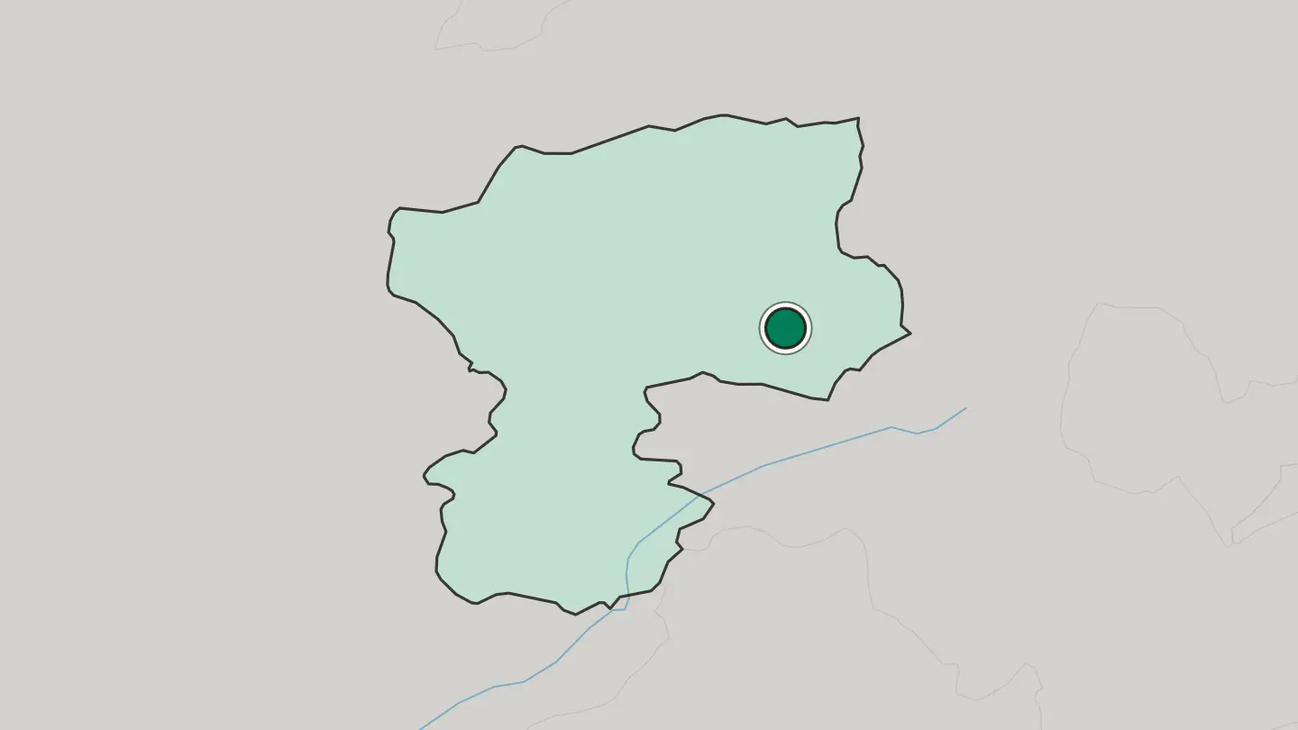 Map of Bāmyān in Afghanistan