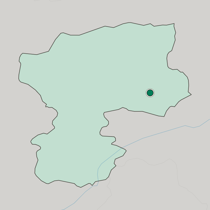 Map showing Bāmyān — In Wilāyat-e Bāmyān