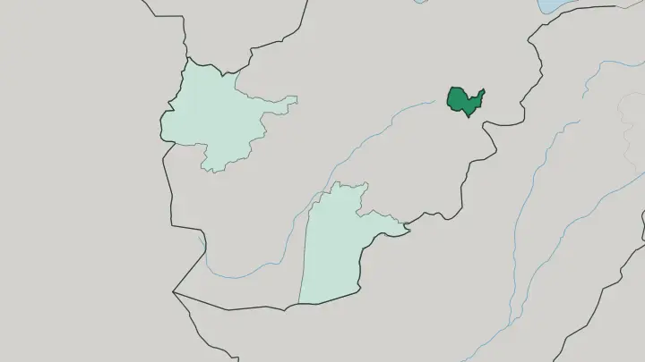 Map of Wilāyat-e Kābul in Afghanistan