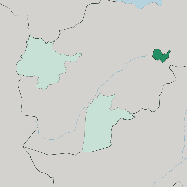Map showing Wilāyat-e Kābul — In Afghanistan