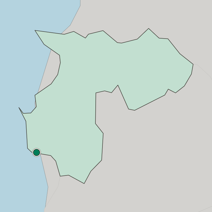 Map showing Durrës — In Qarku i Durrësit