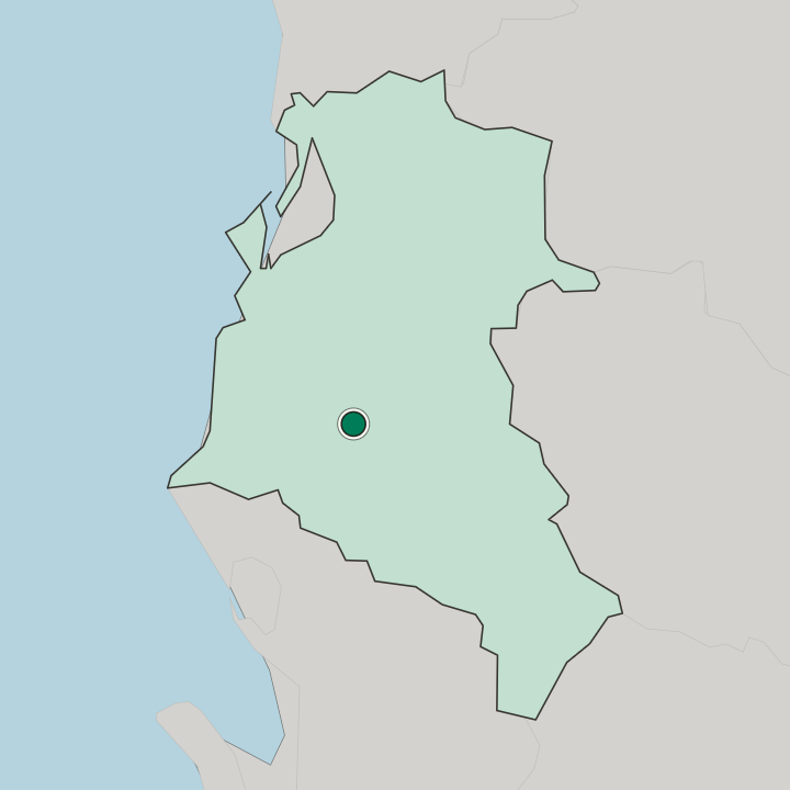 Map showing Fier — In Qarku i Fierit