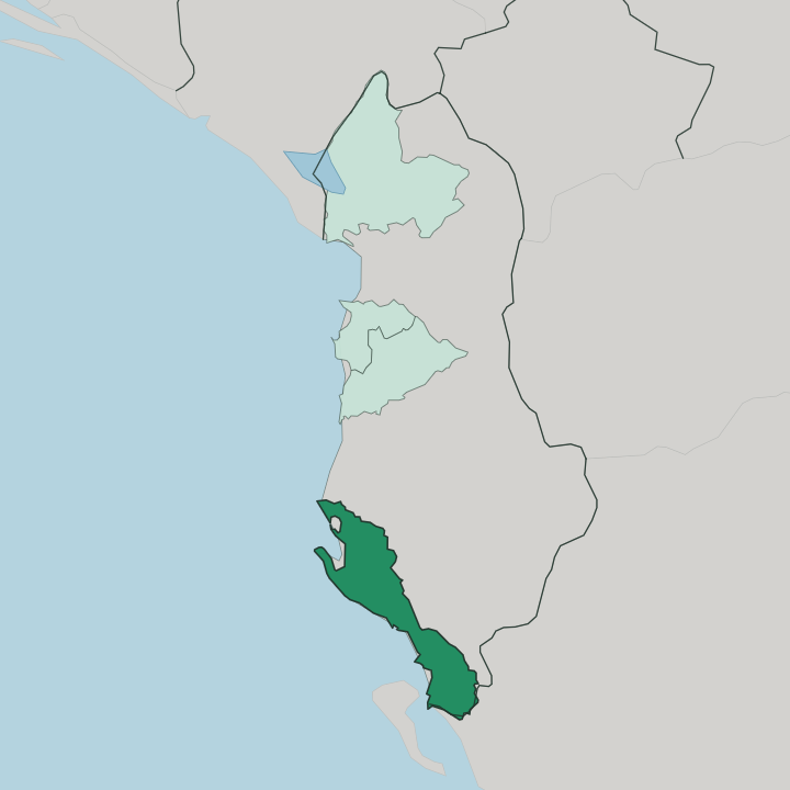 Map showing Qarku i Vlorës — In Albania