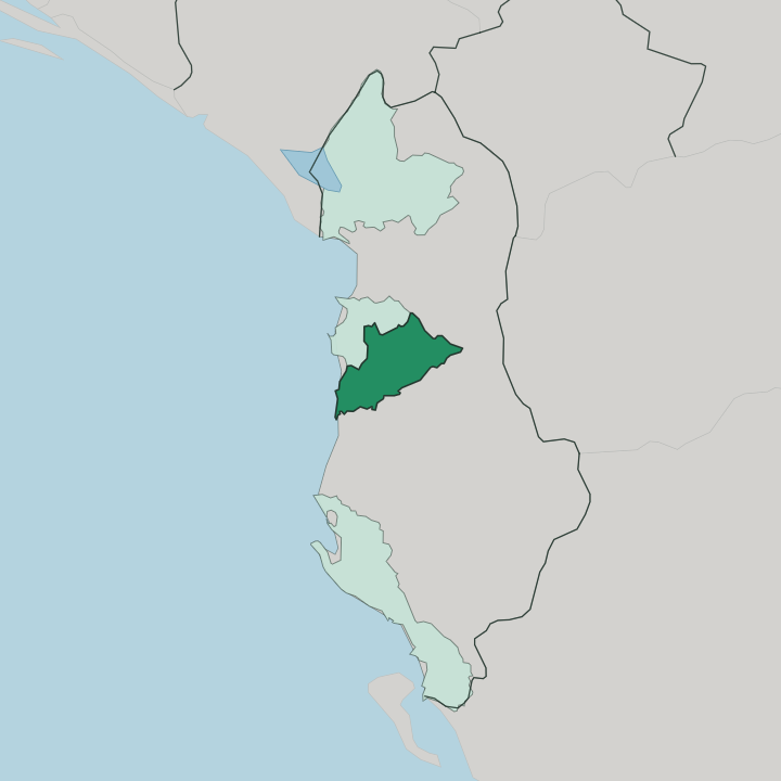 Map showing Tirana — In Albania