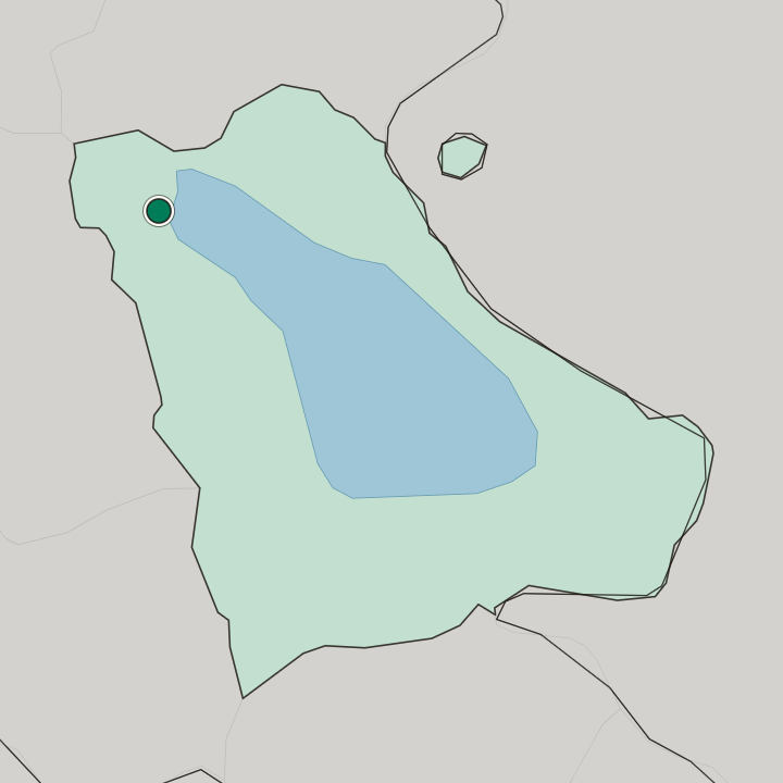 Map showing Sevan — In Gegharkunik