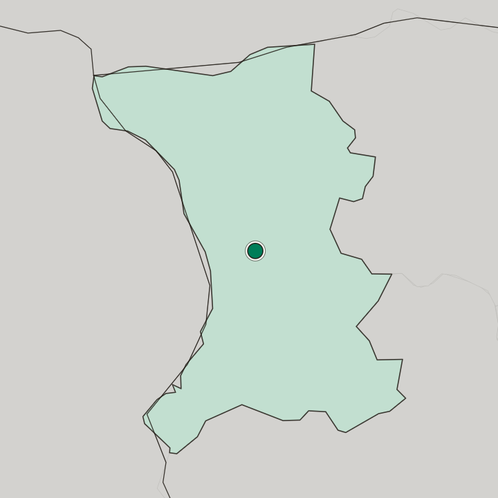 Map showing Gyumri — In Shirak