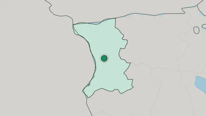 Map of Gyumri in Armenia