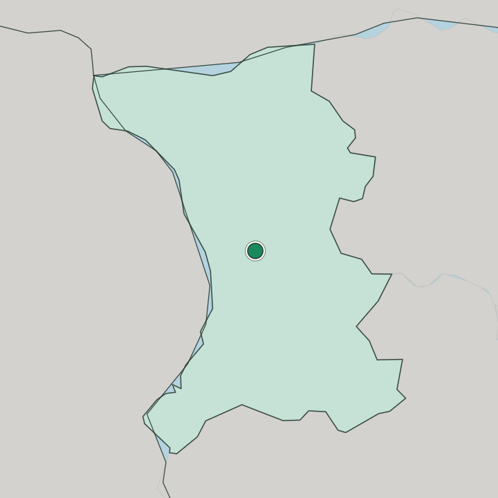 Map showing Gyumri — In Shirak