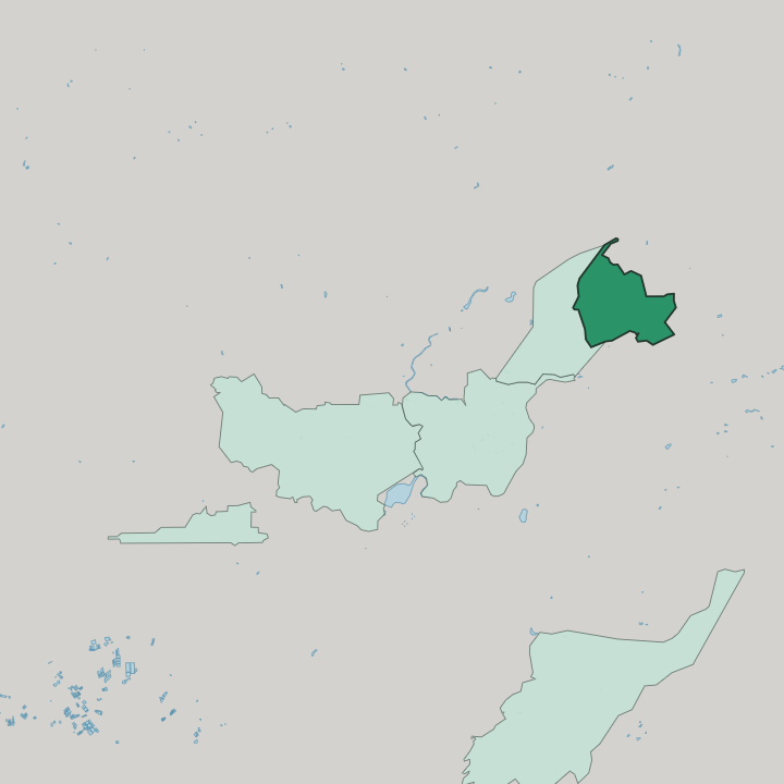 Map showing Avan — In Yerevan