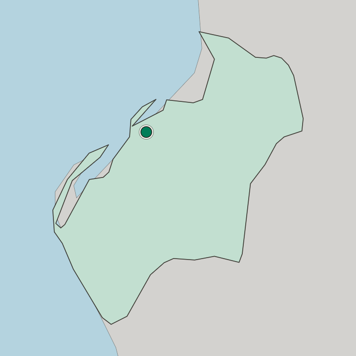 Map showing Luanda — In Luanda Province