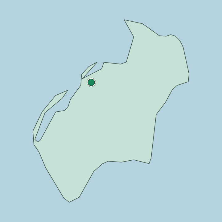 Map showing Luanda — In Luanda Province