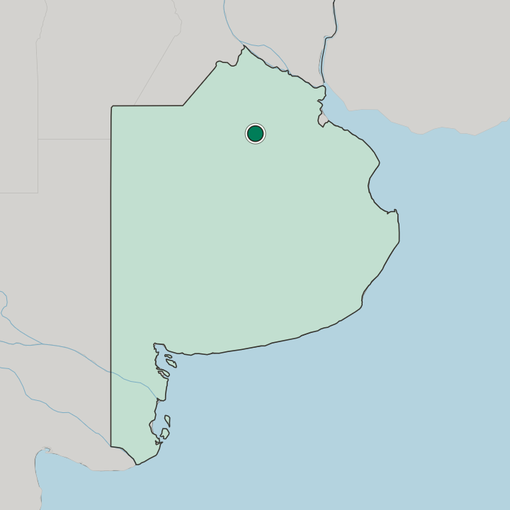 Map showing Chivilcoy — In Buenos Aires
