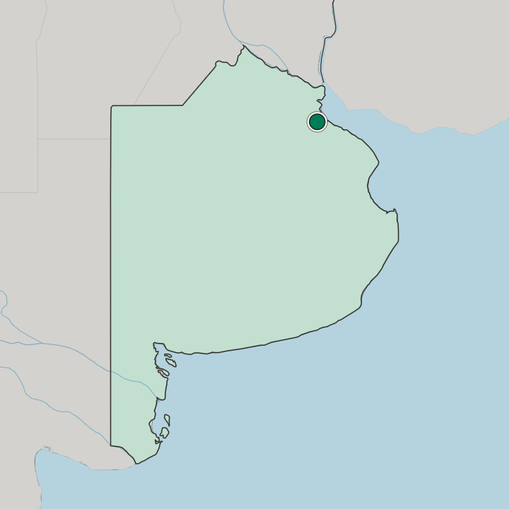Map showing San Justo — In Buenos Aires