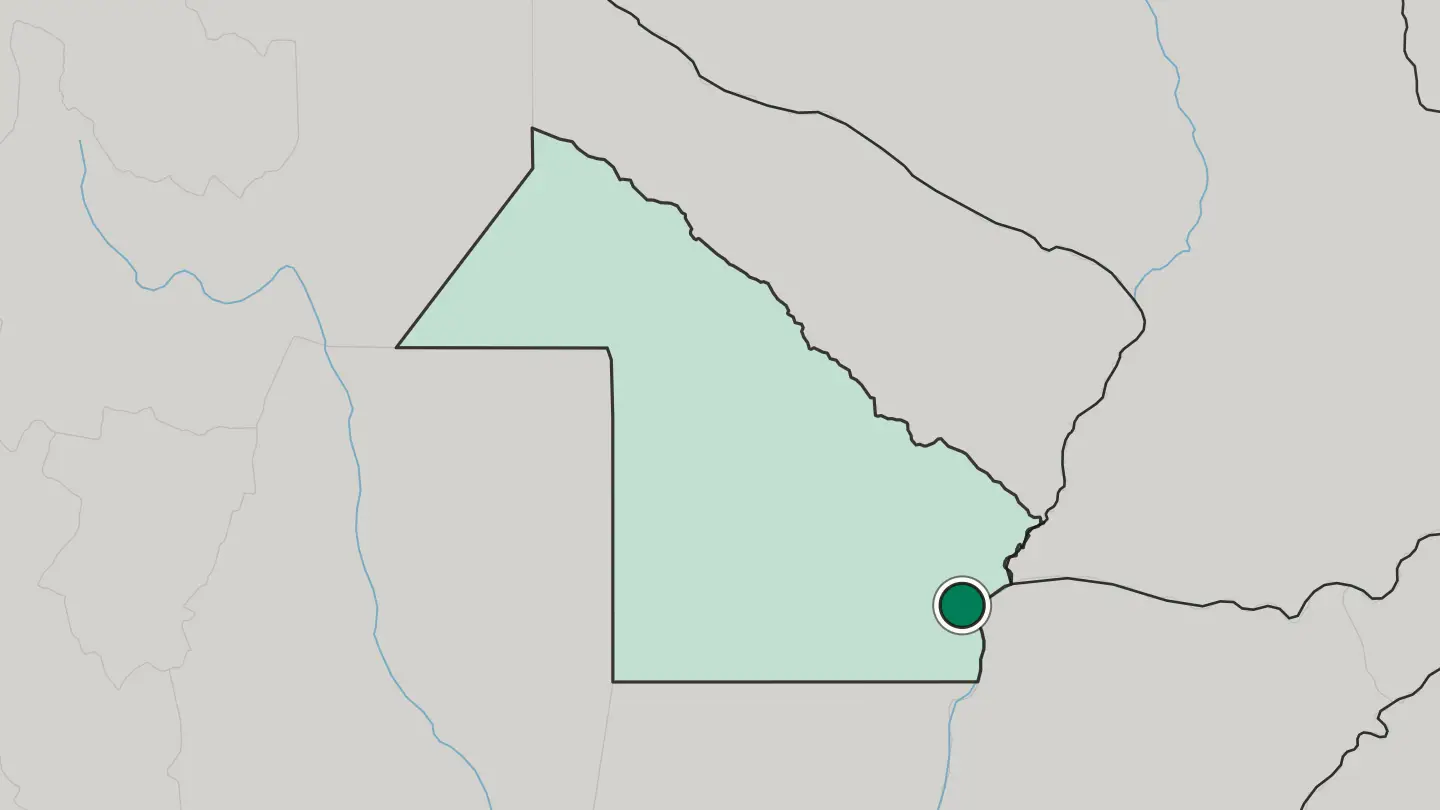 Map of Resistencia in Argentina