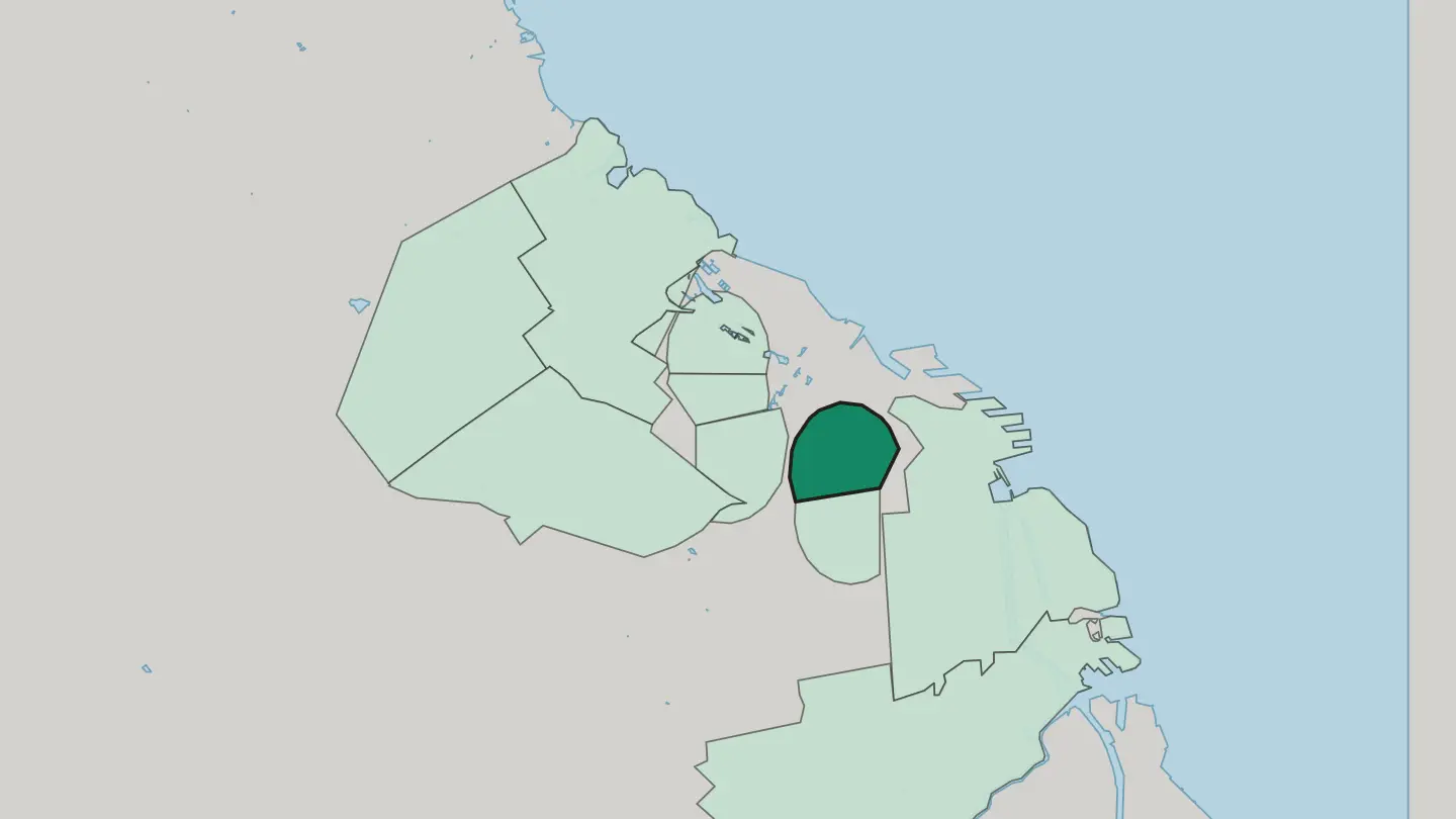 Map of Barrio Norte in Buenos Aires