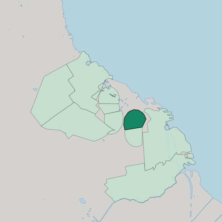 Map showing Barrio Norte — In Buenos Aires
