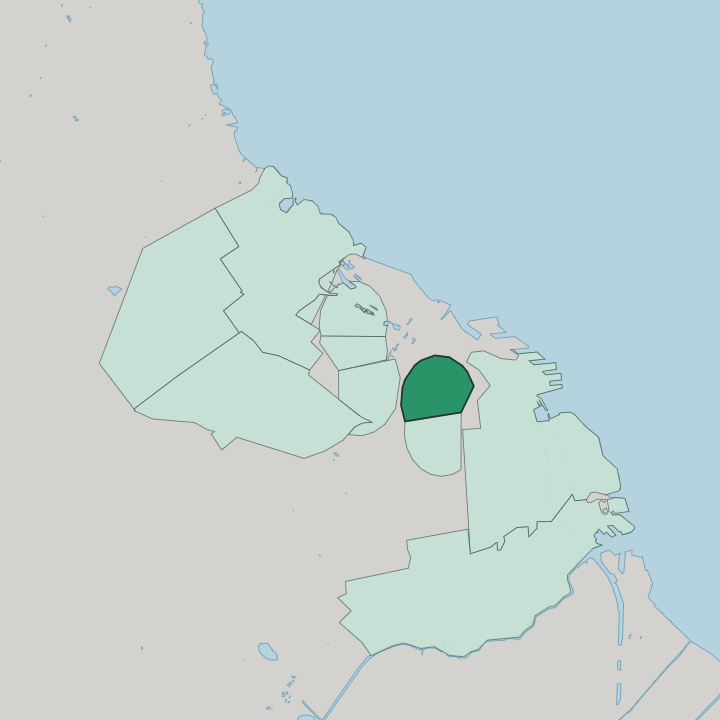 Map showing Barrio Norte, Buenos Aires — In Buenos Aires