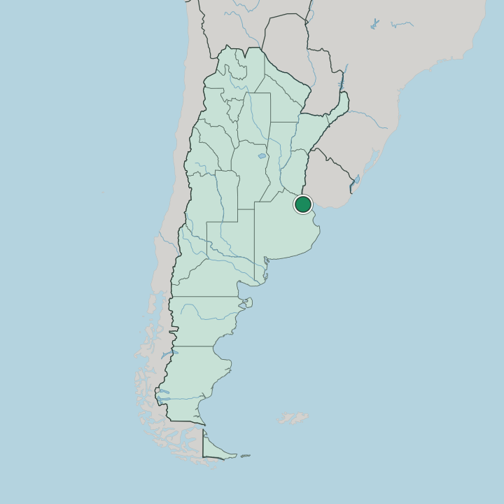 Map showing Comuna 1 — In Argentina
