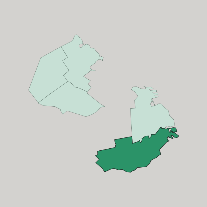 Map showing Comuna 4 — In Buenos Aires