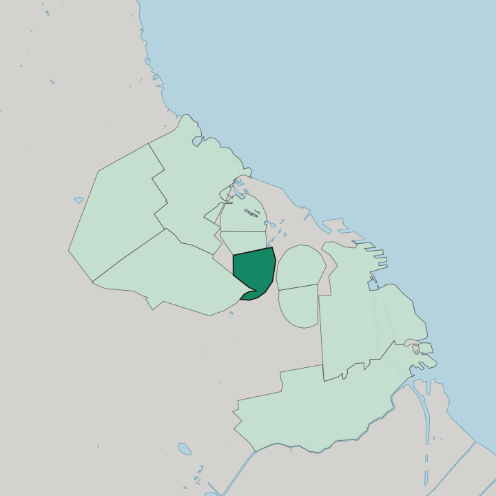 Map showing Palermo Soho — In Buenos Aires