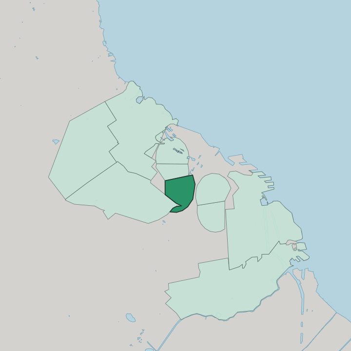 Map showing Palermo Soho — In Buenos Aires