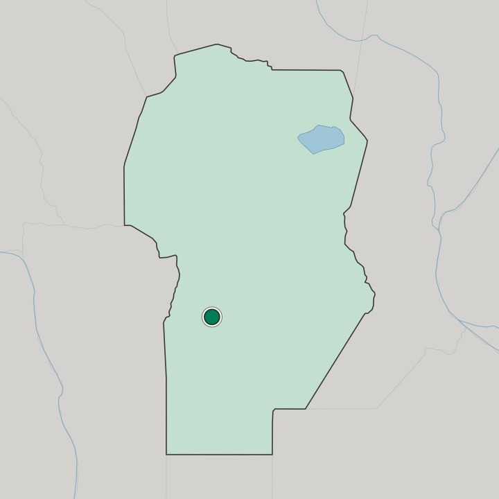 Map showing Río Cuarto — In Córdoba Province