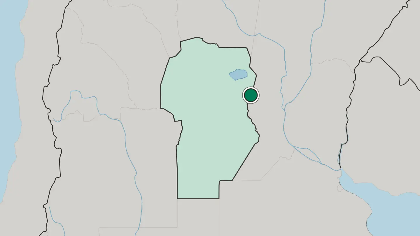Map of San Francisco in Argentina