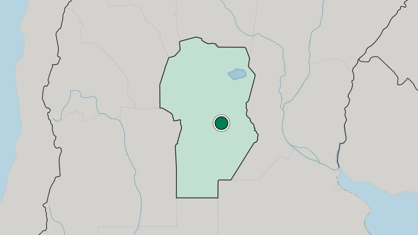 Map of Villa María in Argentina