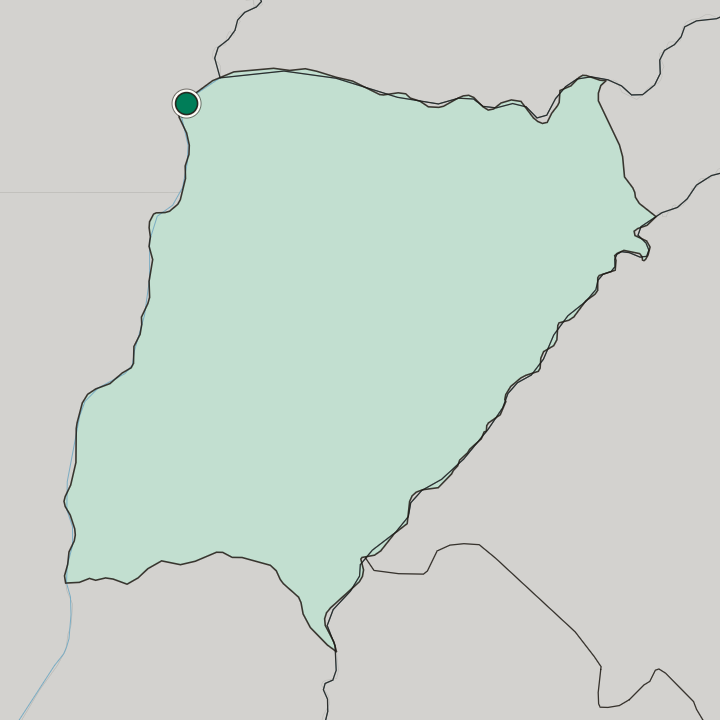 Map showing Corrientes — In Corrientes Province