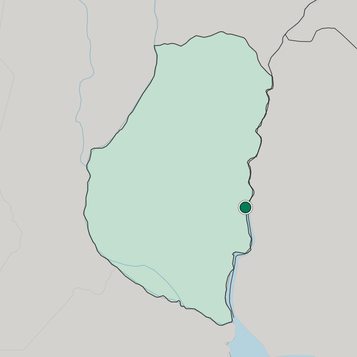 Map showing Concepción del Uruguay — In Entre Ríos Province