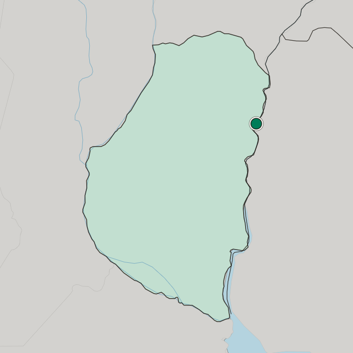 Map showing Concordia — In Entre Ríos Province