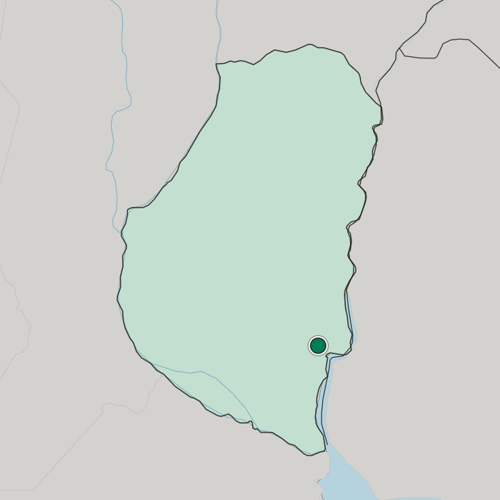 Map showing Gualeguaychú — In Entre Ríos Province