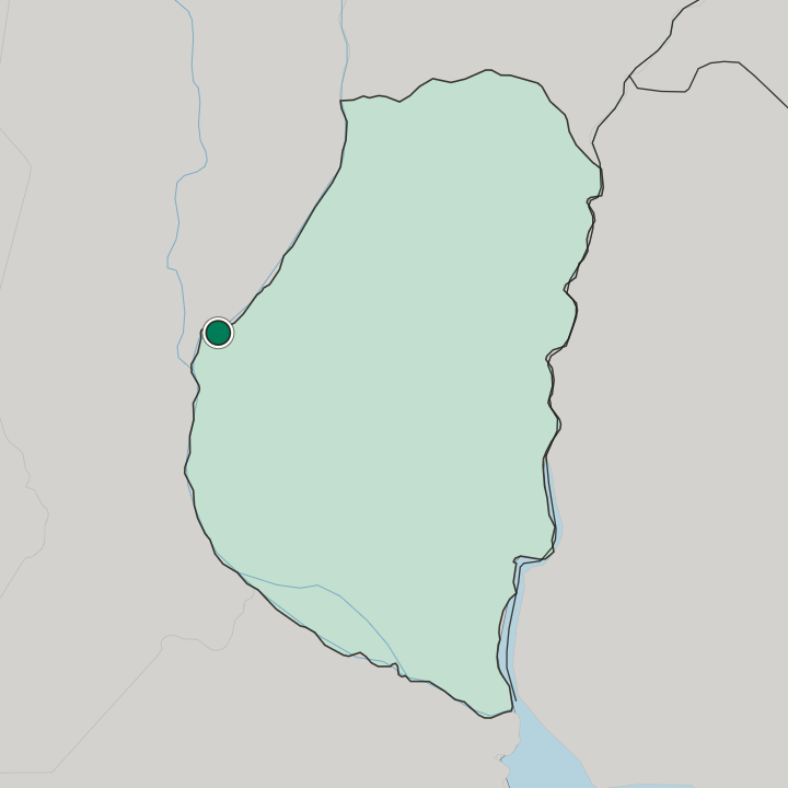 Map showing Paraná — In Entre Ríos Province