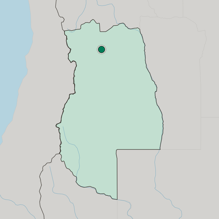 Map showing Mendoza — In Mendoza Province