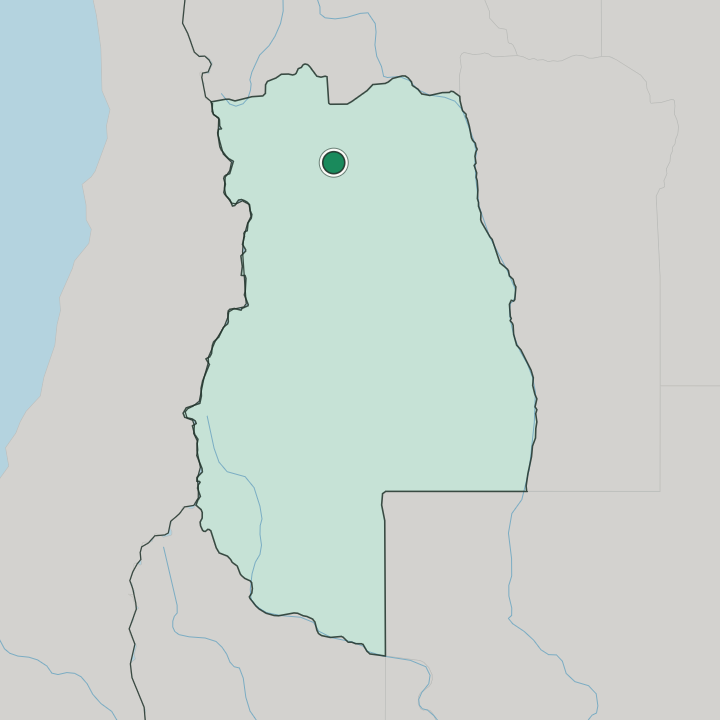 Map showing Mendoza — In Mendoza Province