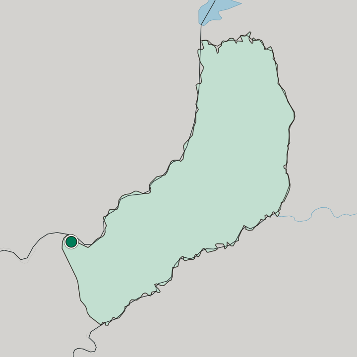 Map showing Posadas — In Misiones Province