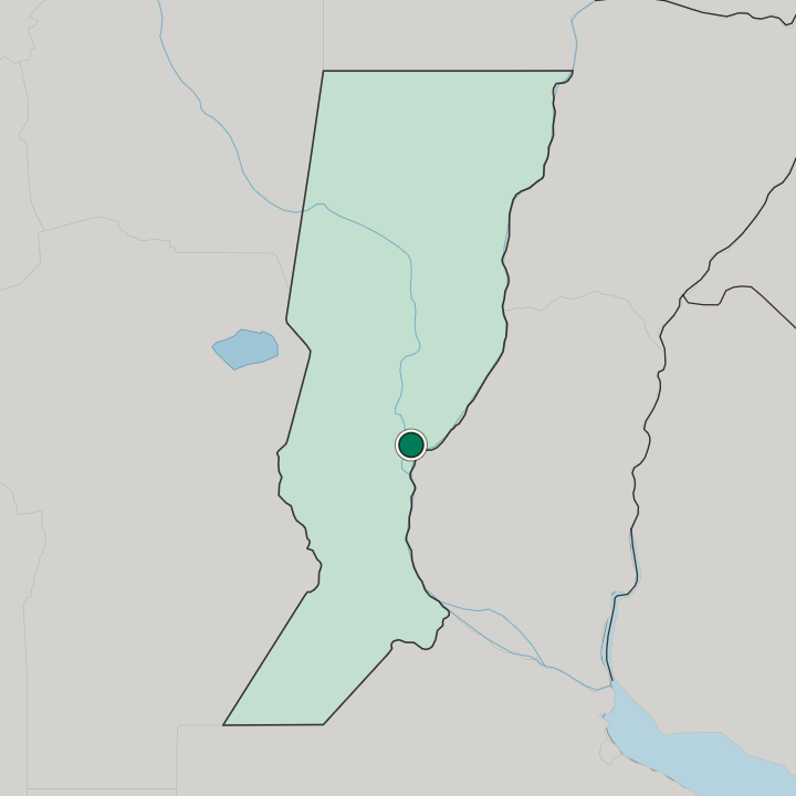 Map showing Santa Fe — In Santa Fe Province