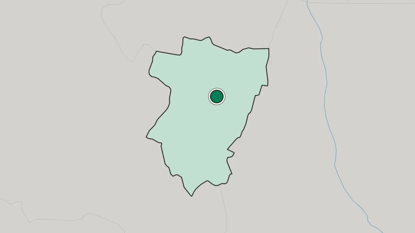 Map of San Miguel de Tucumán in Argentina