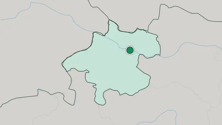 Map of Linz in Austria
