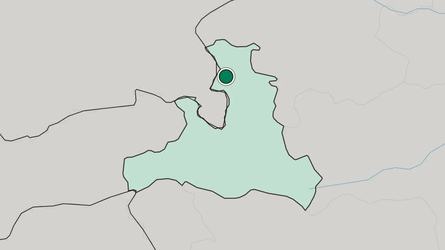 Map of Salzburg in Austria