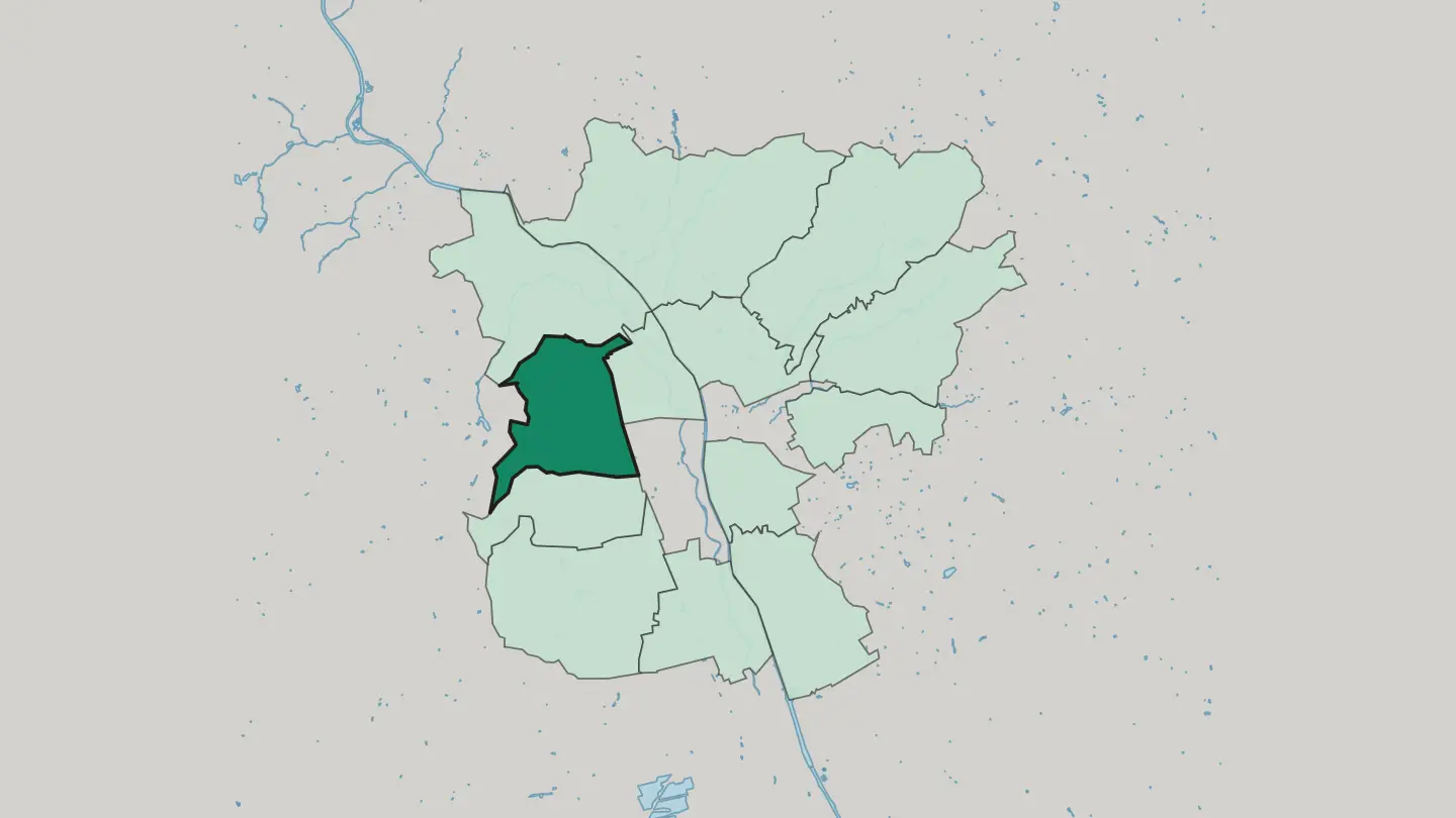 Map of Eggenberg in Graz