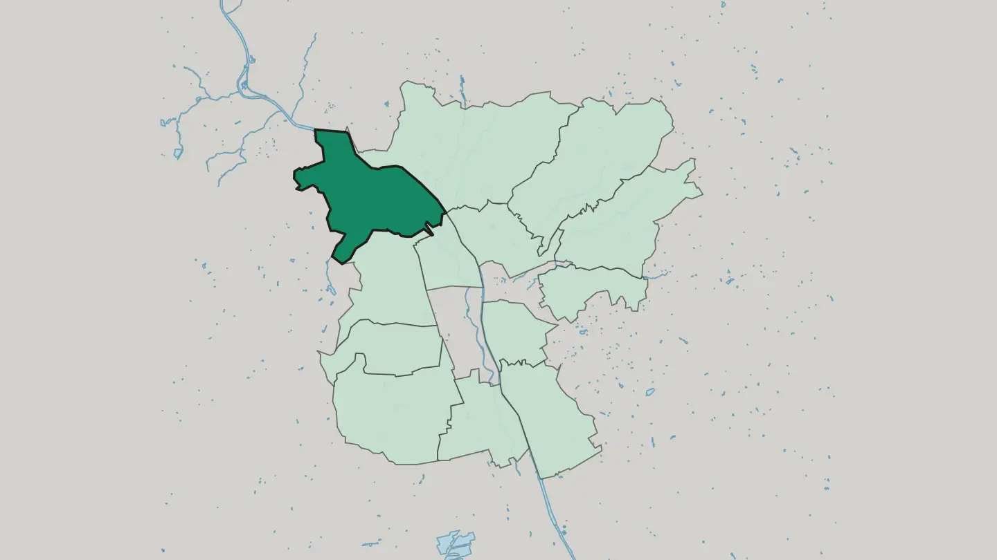 Map of Gösting in Graz