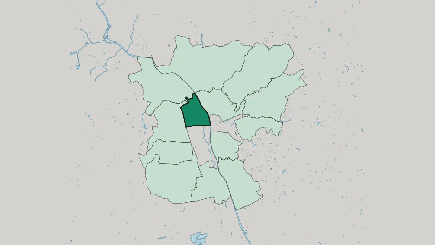 Map of Lend in Graz