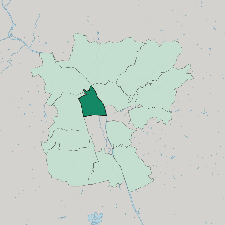 Map showing Lend — In Graz