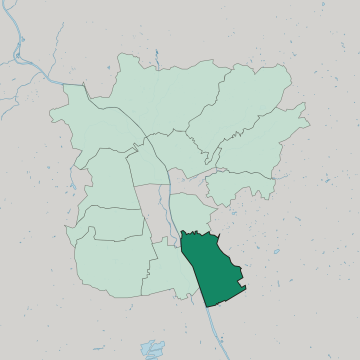 Map showing Liebenau — In Graz