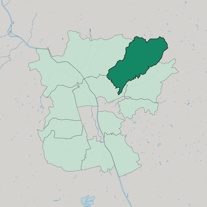 Map showing Mariatrost — In Graz